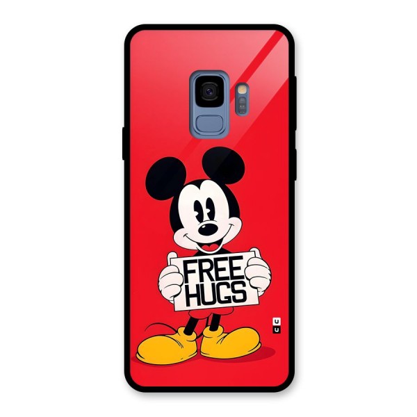 Free Hugs Glass Back Case for Galaxy S9