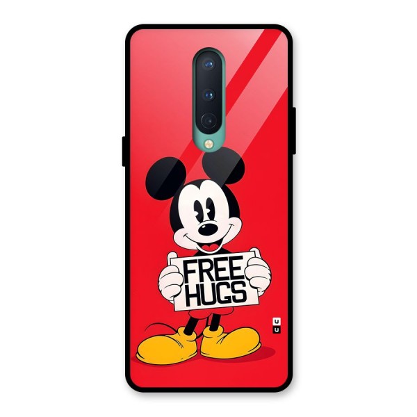 Free Hugs Glass Back Case for OnePlus 8