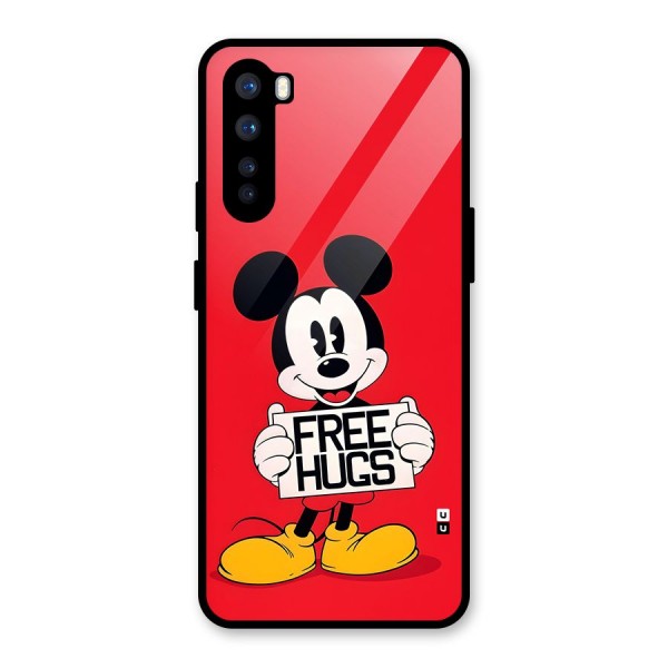 Free Hugs Glass Back Case for OnePlus Nord