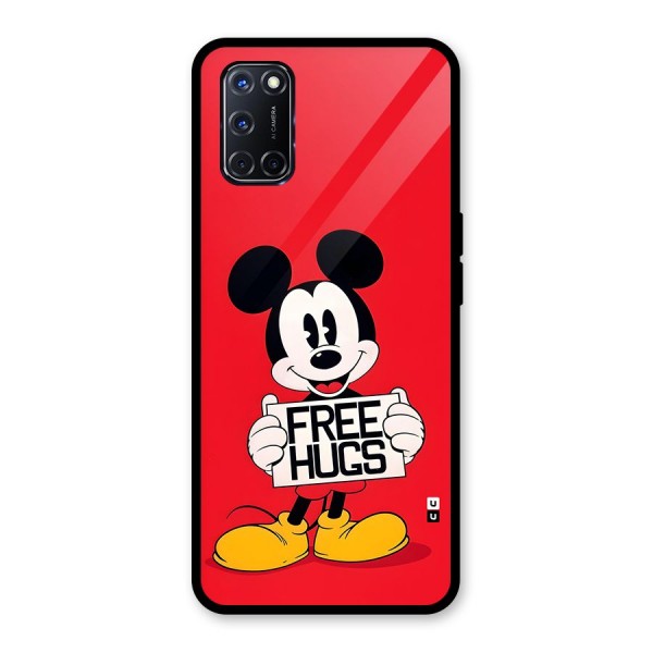 Free Hugs Glass Back Case for Oppo A52