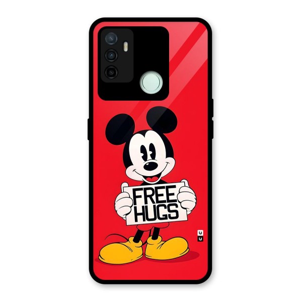 Free Hugs Glass Back Case for Oppo A53