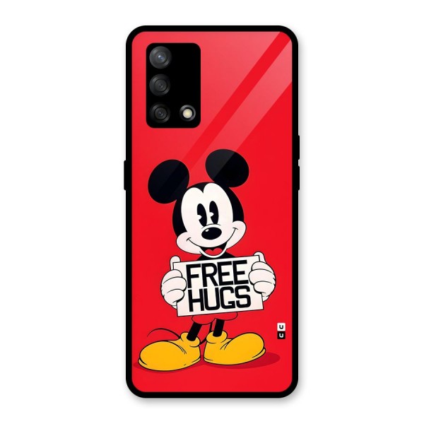 Free Hugs Glass Back Case for Oppo F19s