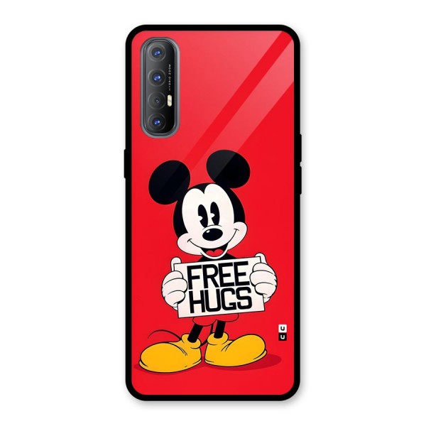 Free Hugs Glass Back Case for Oppo Reno3 Pro