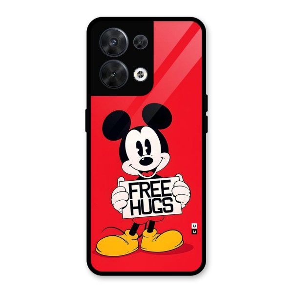 Free Hugs Glass Back Case for Oppo Reno8 5G