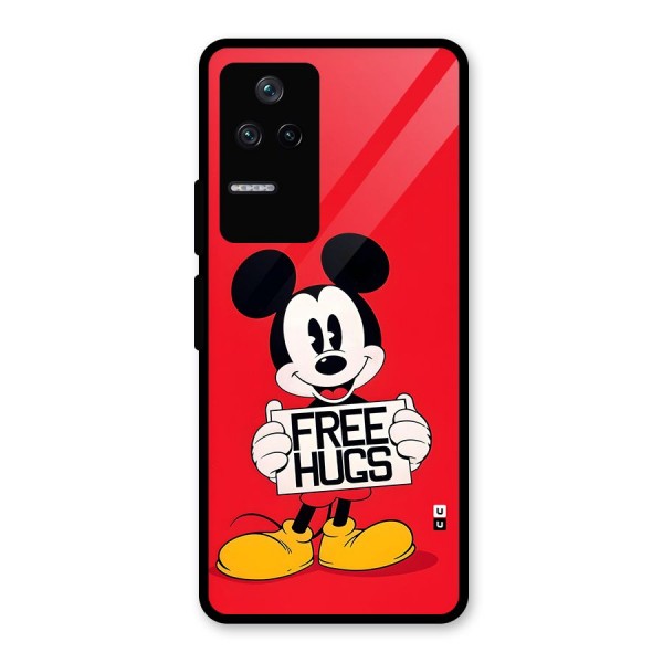 Free Hugs Glass Back Case for Poco F4 5G