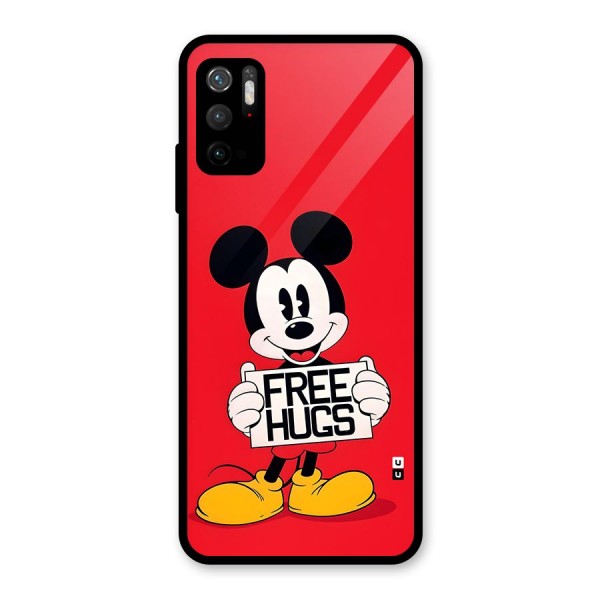 Free Hugs Glass Back Case for Poco M3 Pro 5G