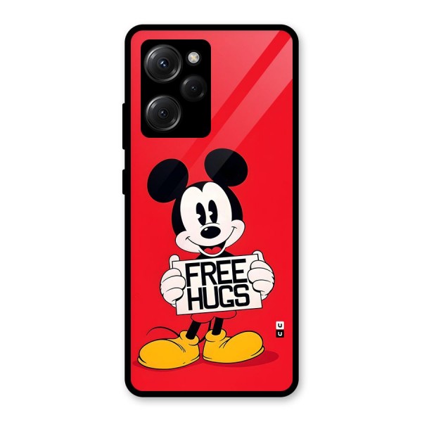 Free Hugs Glass Back Case for Poco X5 Pro