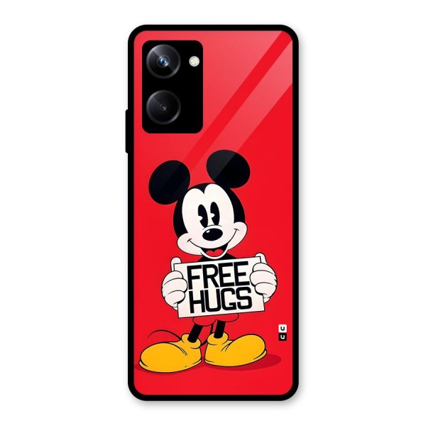 Free Hugs Glass Back Case for Realme 10 Pro