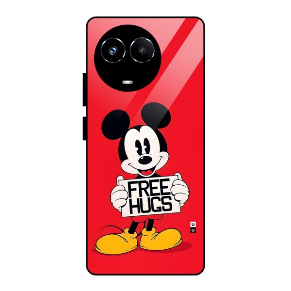 Free Hugs Glass Back Case for Realme 11X