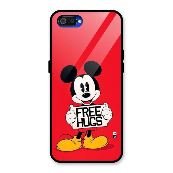 Free Hugs Glass Back Case for Realme C2