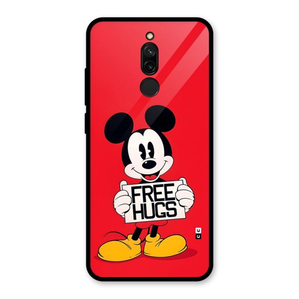 Free Hugs Glass Back Case for Redmi 8