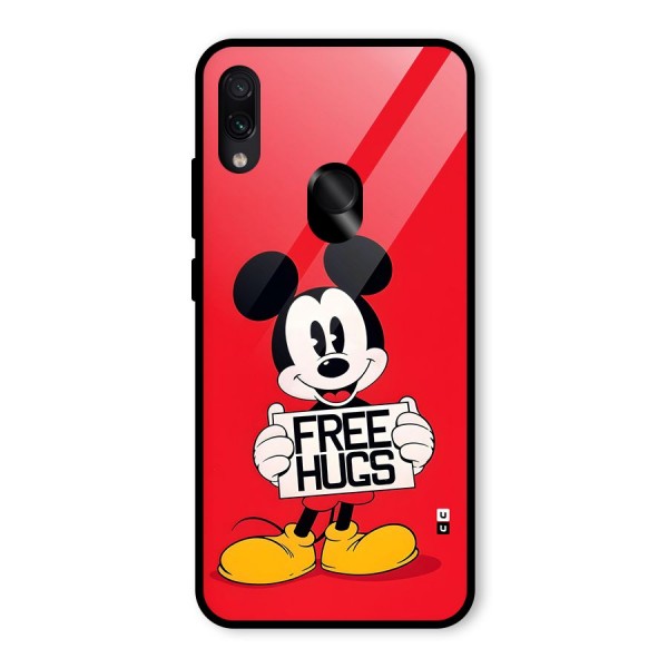 Free Hugs Glass Back Case for Redmi Note 7