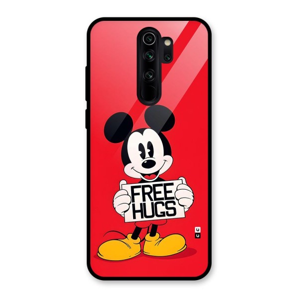 Free Hugs Glass Back Case for Redmi Note 8 Pro