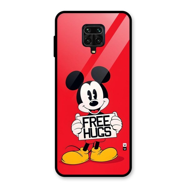 Free Hugs Glass Back Case for Redmi Note 9 Pro