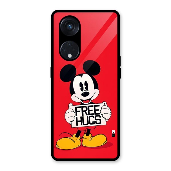 Free Hugs Glass Back Case for Reno8 T 5G