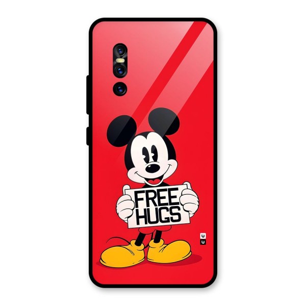 Free Hugs Glass Back Case for Vivo V15 Pro