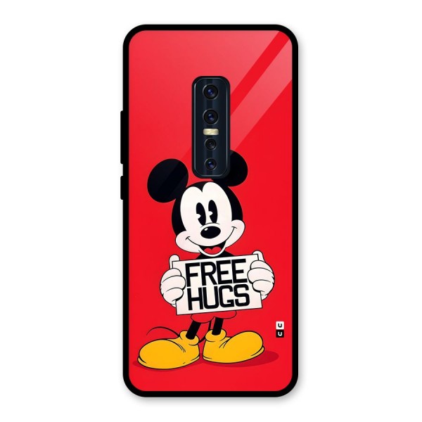 Free Hugs Glass Back Case for Vivo V17 Pro