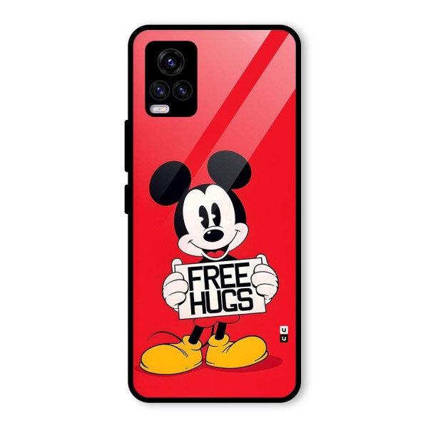 Free Hugs Glass Back Case for Vivo V20