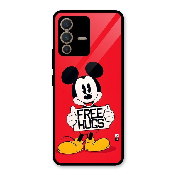 Free Hugs Glass Back Case for Vivo V23 5G