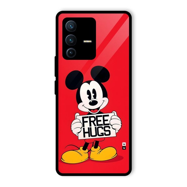 Free Hugs Glass Back Case for Vivo V23 Pro