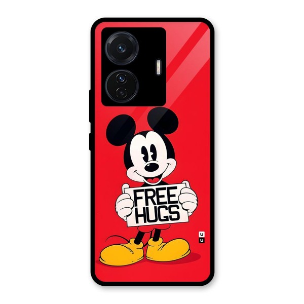 Free Hugs Glass Back Case for Vivo iQOO Z6 Pro