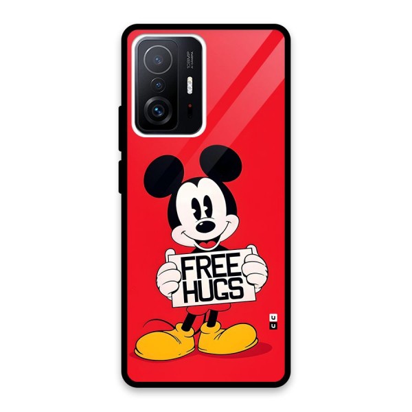 Free Hugs Glass Back Case for Xiaomi 11T Pro