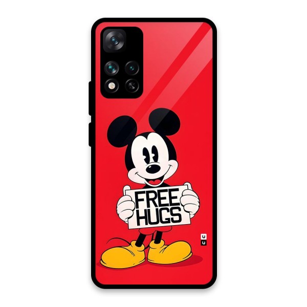 Free Hugs Glass Back Case for Xiaomi 11i HyperCharge 5G