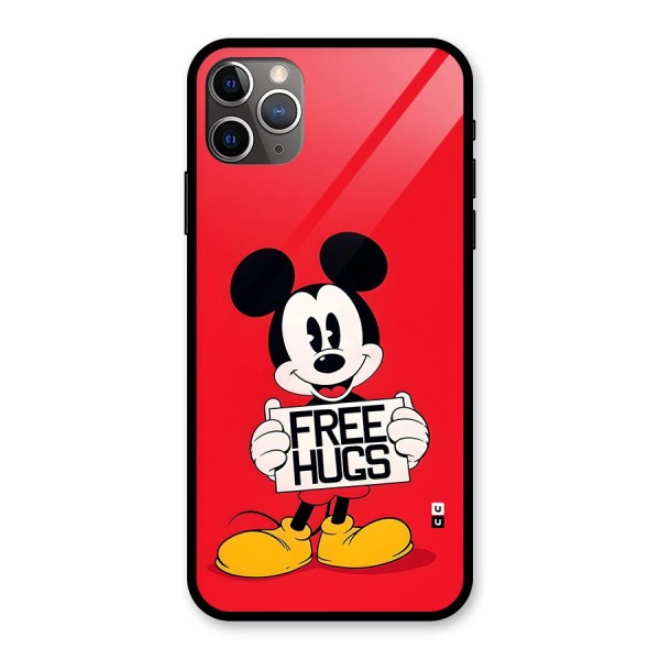 Free Hugs Glass Back Case for iPhone 11 Pro Max