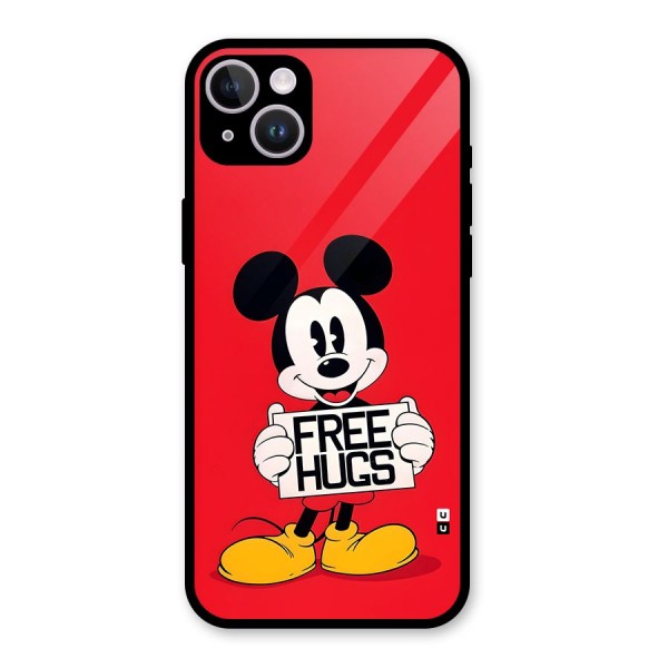 Free Hugs Glass Back Case for iPhone 14 Plus