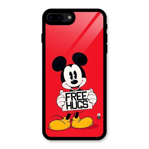 Free Hugs Glass Back Case for iPhone 7 Plus