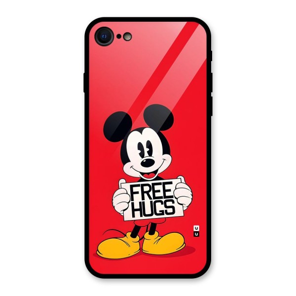 Free Hugs Glass Back Case for iPhone 8