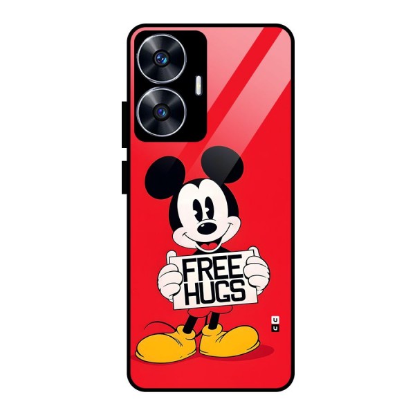 Free Hugs Glass Back Case for realme C55