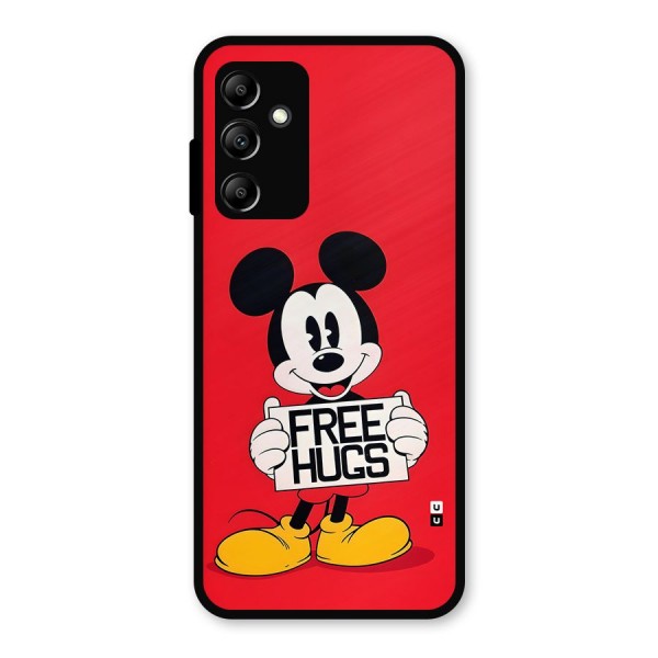 Free Hugs Metal Back Case for Galaxy A14 5G