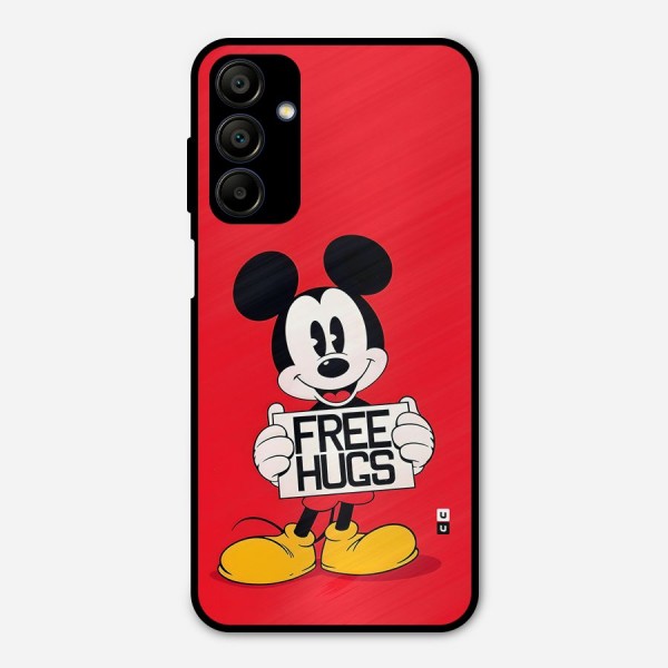 Free Hugs Metal Back Case for Galaxy A15 5G