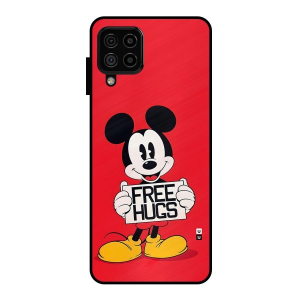 Free Hugs Metal Back Case for Galaxy A22 4G