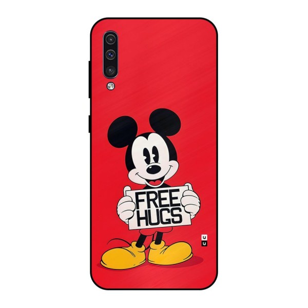 Free Hugs Metal Back Case for Galaxy A50