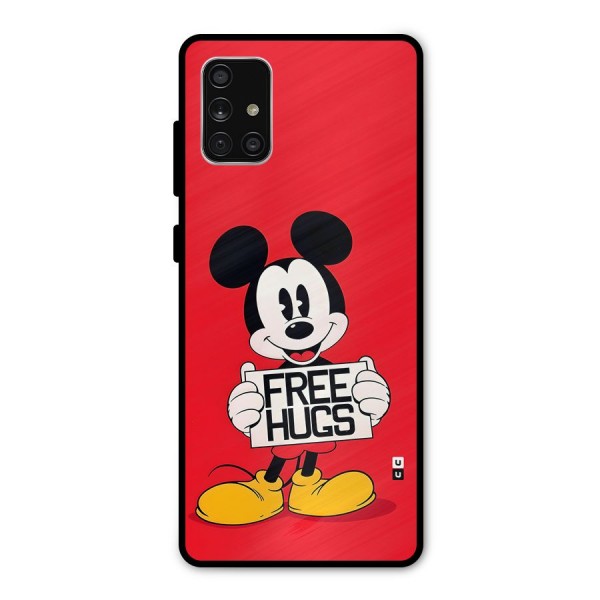 Free Hugs Metal Back Case for Galaxy A71