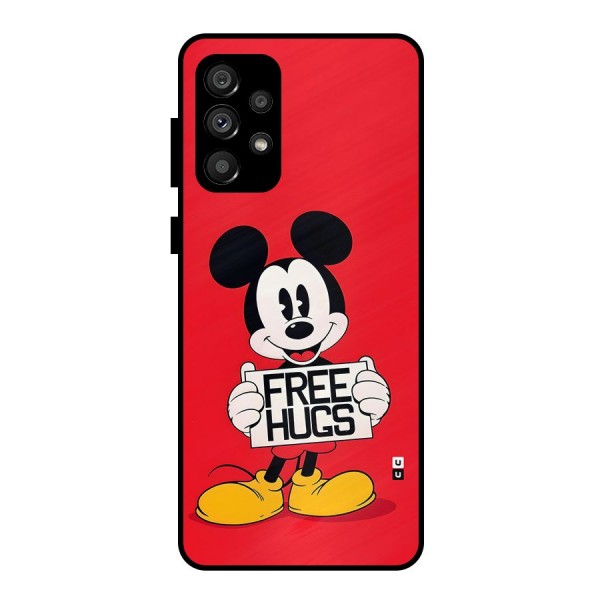 Free Hugs Metal Back Case for Galaxy A73 5G