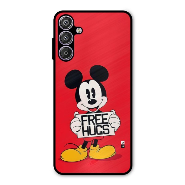 Free Hugs Metal Back Case for Galaxy F15