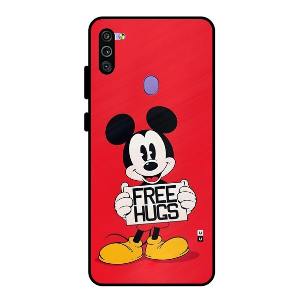 Free Hugs Metal Back Case for Galaxy M11