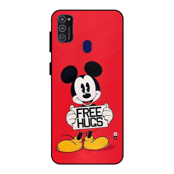 Free Hugs Metal Back Case for Galaxy M21