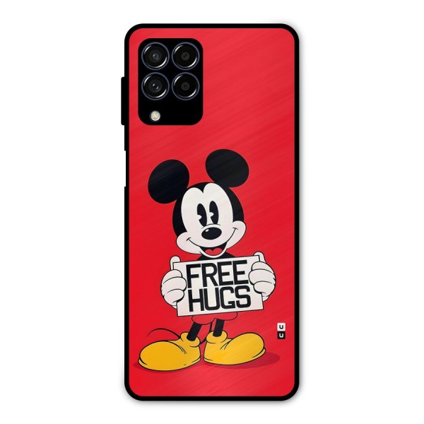 Free Hugs Metal Back Case for Galaxy M53 5G