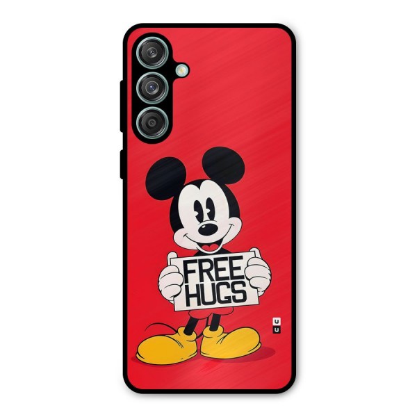 Free Hugs Metal Back Case for Galaxy M55 5G