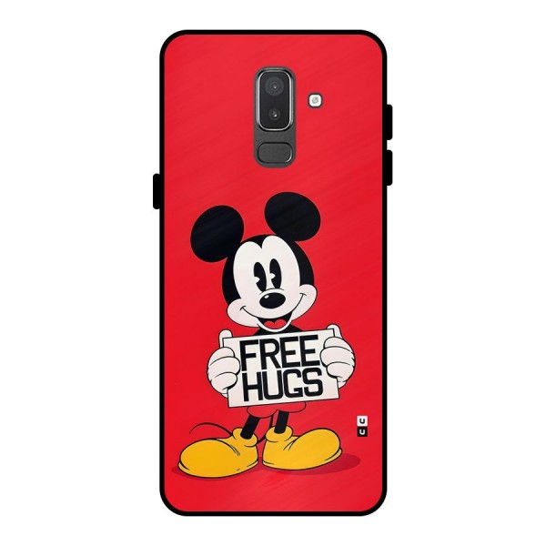 Free Hugs Metal Back Case for Galaxy On8 (2018)