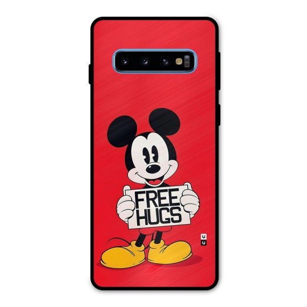 Free Hugs Metal Back Case for Galaxy S10