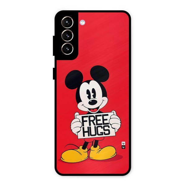 Free Hugs Metal Back Case for Galaxy S21 Plus