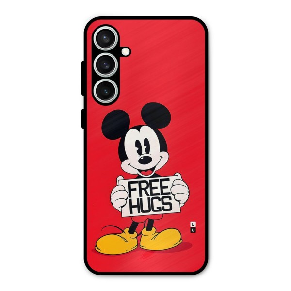 Free Hugs Metal Back Case for Galaxy S23 FE