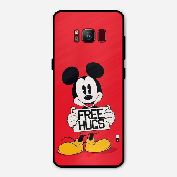 Free Hugs Metal Back Case for Galaxy S8