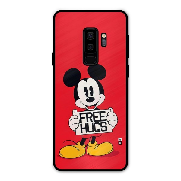 Free Hugs Metal Back Case for Galaxy S9 Plus