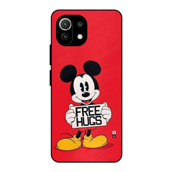 Free Hugs Metal Back Case for Mi 11 Lite